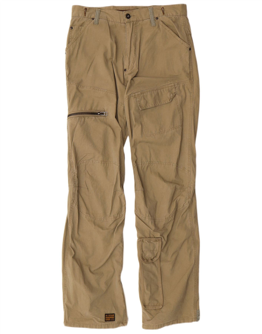 G-STAR Pantalon Cargo Droit Homme W31 L34 Kaki Coton