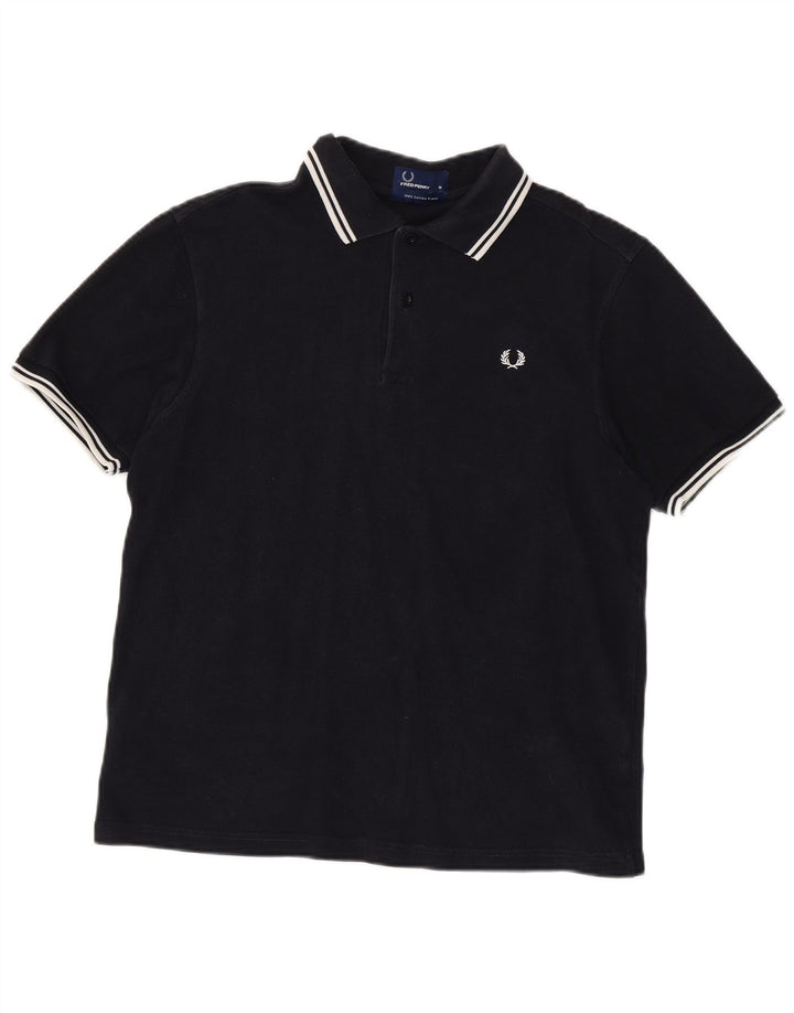 Fred Perry Polo Homme Bleu Marine Moyen Coton