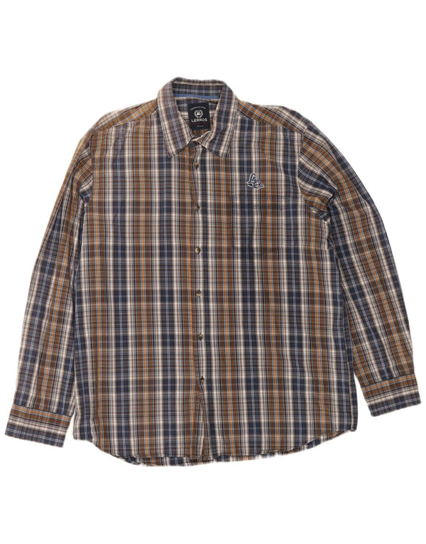 Lerros Chemise Flanelle XL Coton Carreaux Multicolore Homme