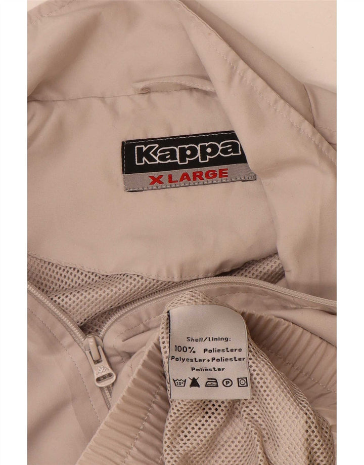Kappa Veste Bomber Homme UK 42 XL Beige Polyester