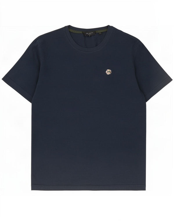 Ted Baker T-Shirt Homme Taille 4 Large Bleu Marine