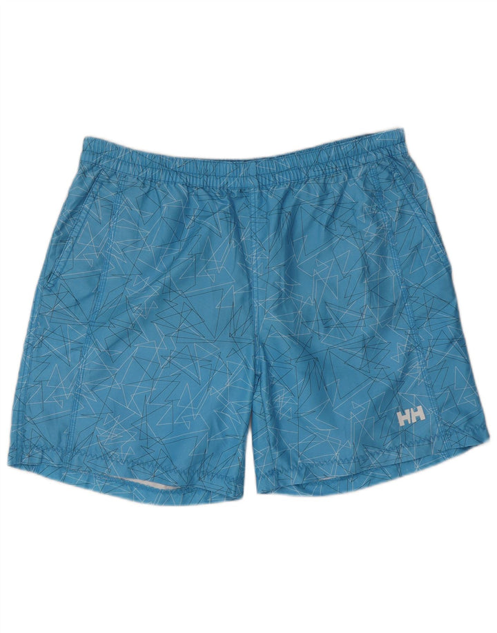 Helly Hansen Short de bain homme XL bleu géométrique polyester