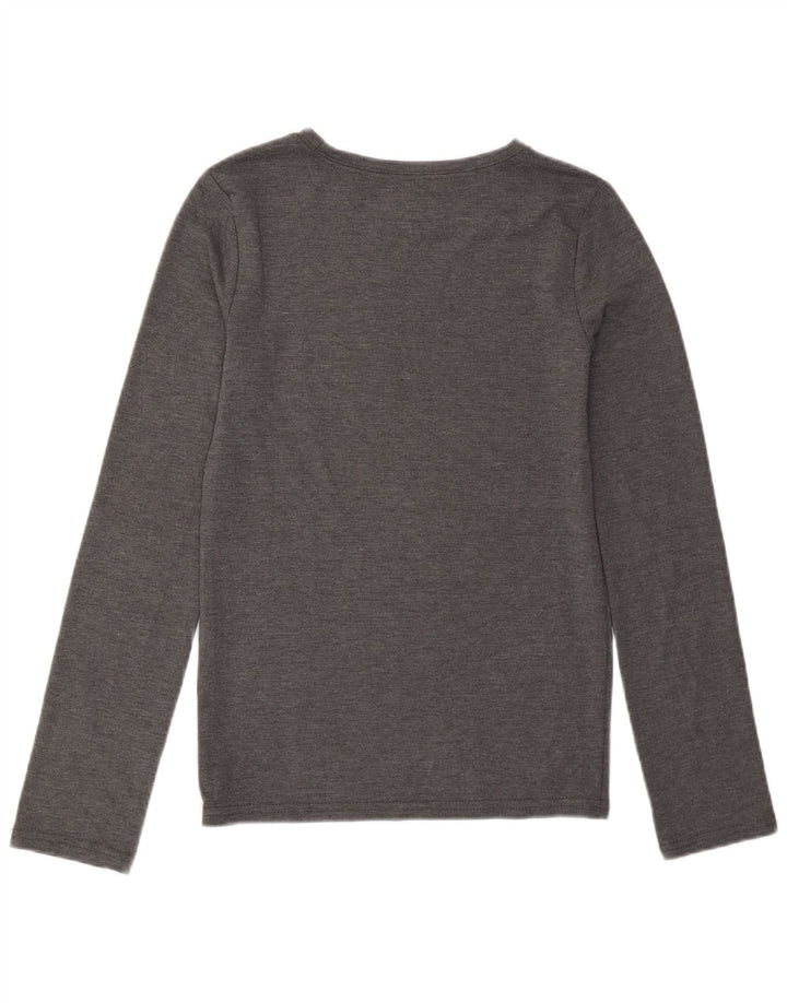 Russell Athletic Haut Fille Manches Longues 14-15 Ans XL Gris Polyester Moderne