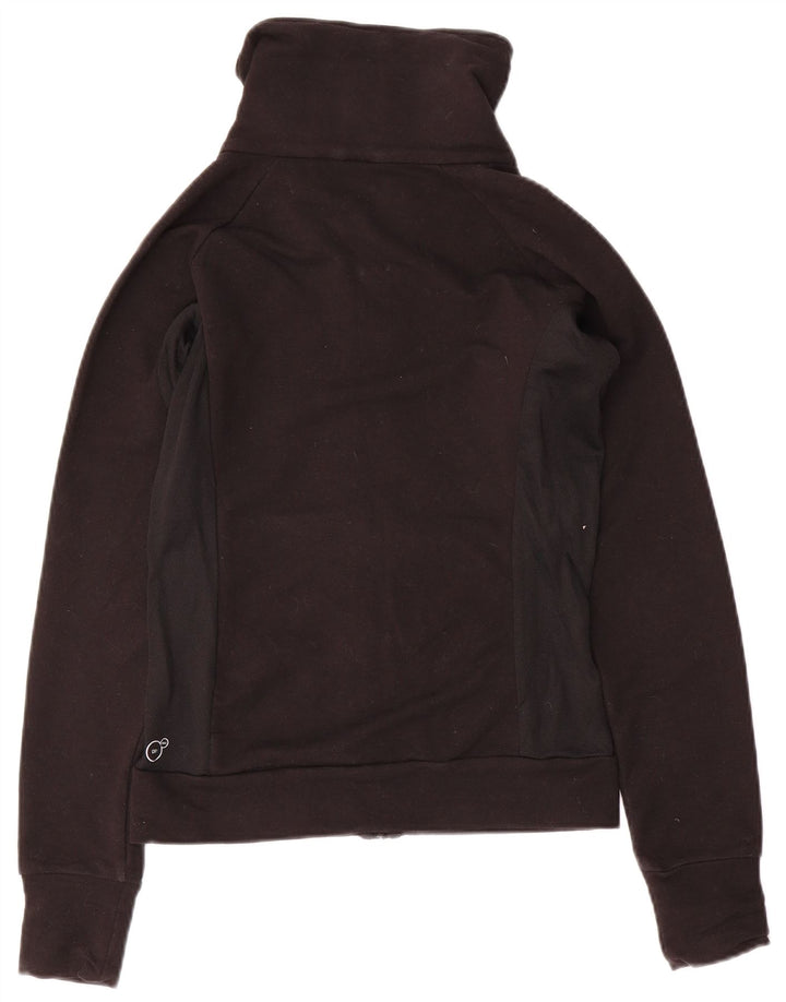 PUMA Veste de survêtement pour femme UK 8 Small Noir Coton