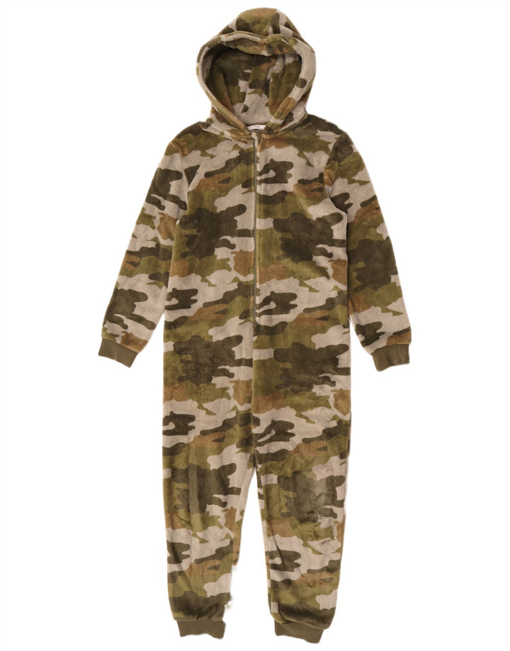 Marks & Spencer Combinaison à Manches Longues Garçon 11-12 ans Kaki Camouflage