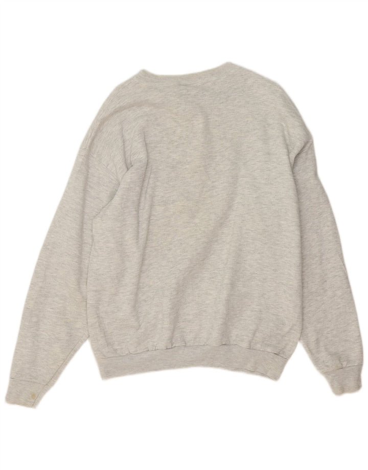 Lee Sweat-shirt graphique pour hommes en coton moucheté gris grand