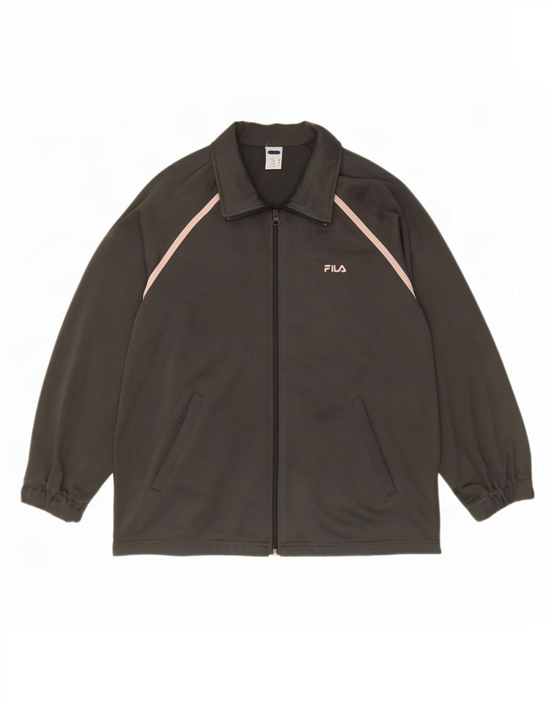 Fila Veste de Survêtement Homme Gris Moyen Polyester