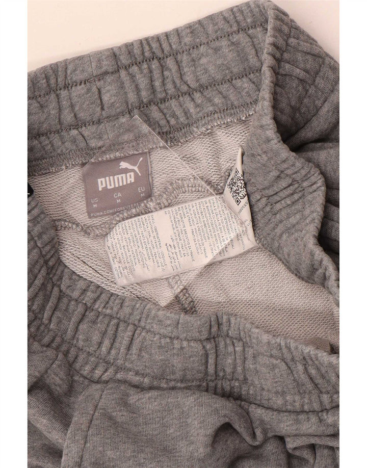 Puma Short de Sport Homme Gris Moyen Flecked Cotton