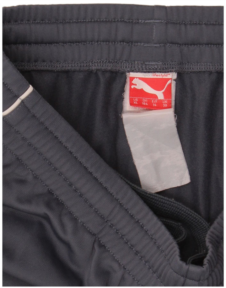Puma Pantalon de Survêtement Garçon 13-14 ans Gris