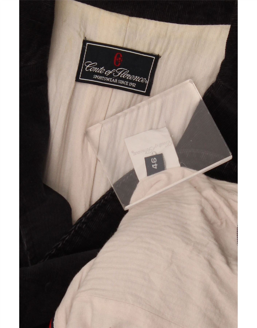 CONTE OF FLORENCE Veste Blazer 2 Boutons Femme IT 46 Large Bleu Marine