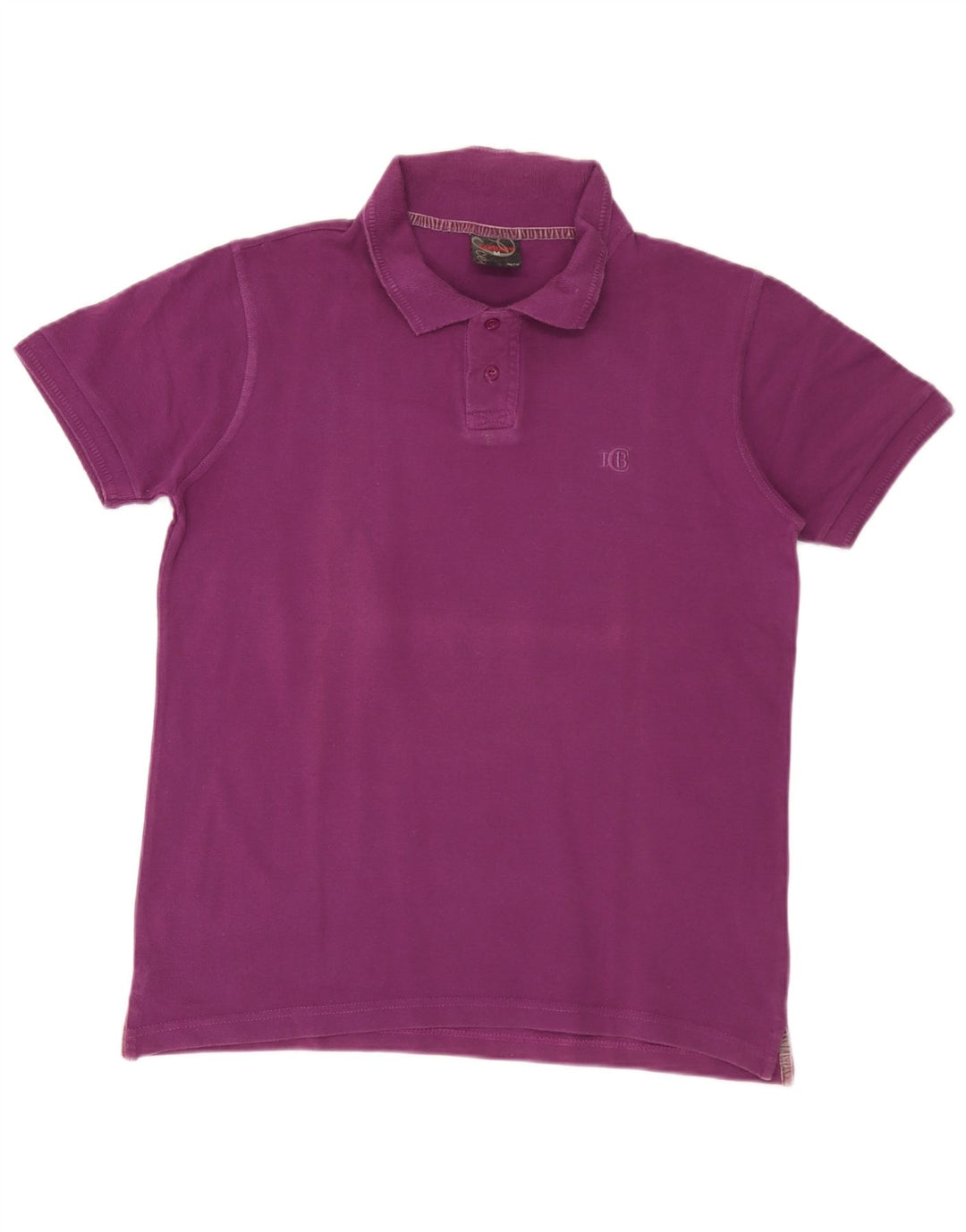 Polo homme vintage coton violet moyen