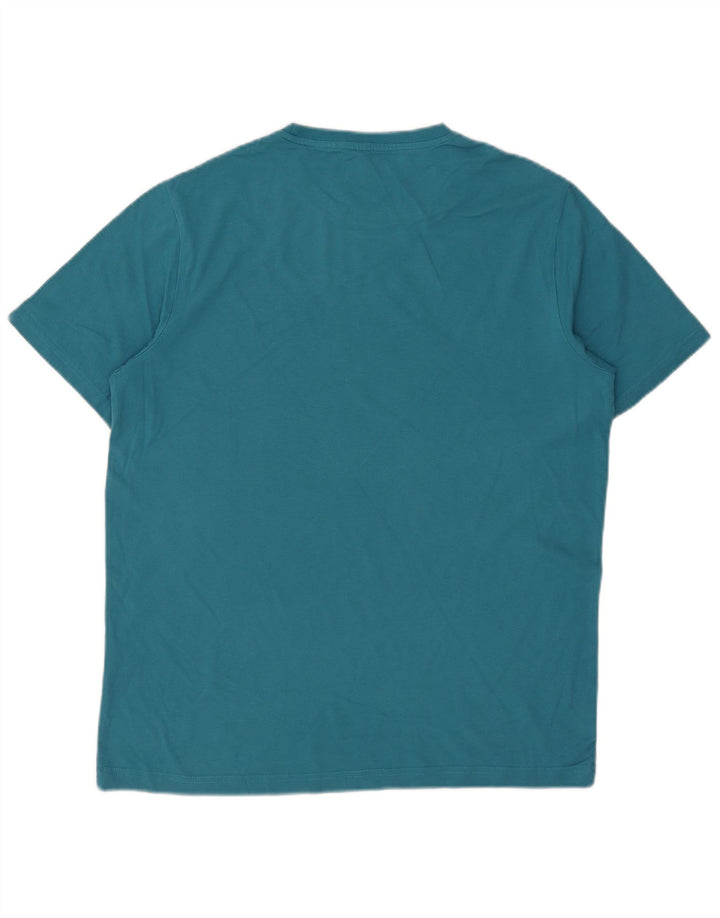 Mountain Warehouse T-shirt graphique pour homme en coton bleu Taille L