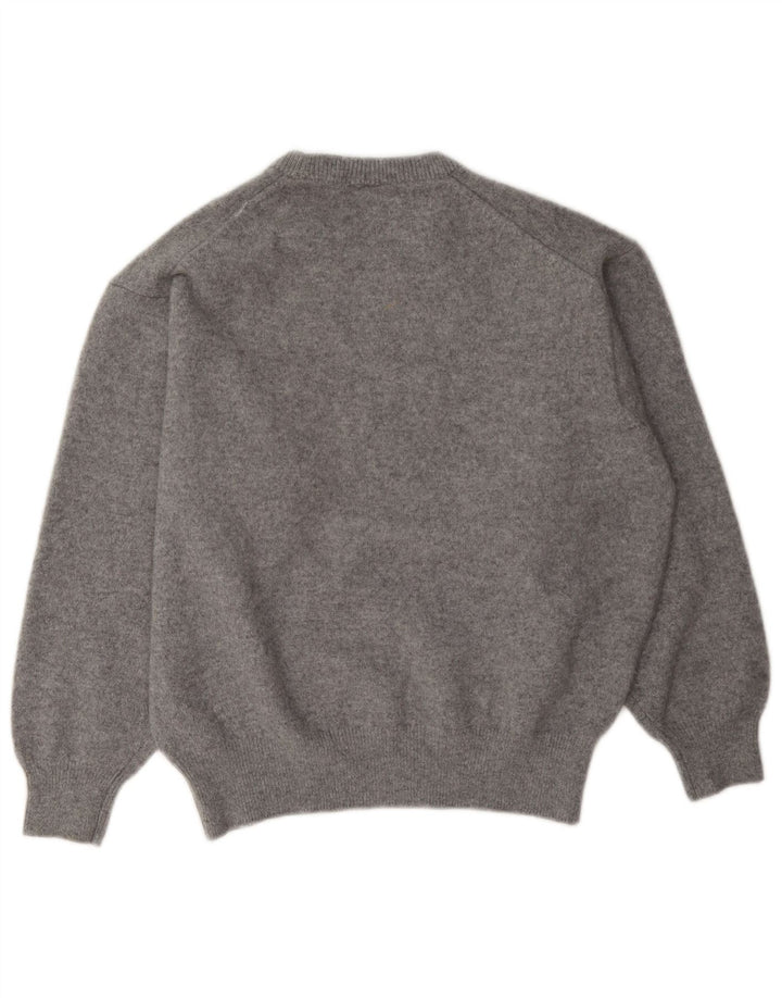 Marks & Spencer Pull Col Rond Homme Gris Moyen Laine