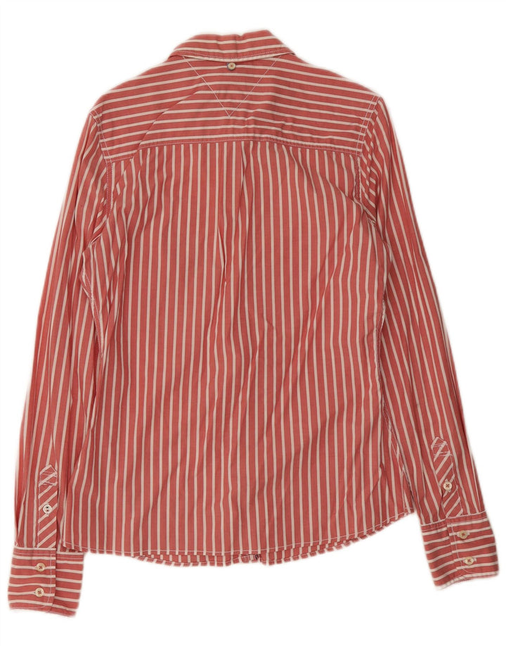 Tommy Hilfiger Chemise Homme Large Rouge Rayé Coton