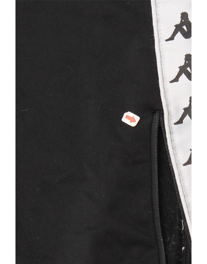 Kappa Pantalon de Survêtement Graphique Homme Noir Colorblock