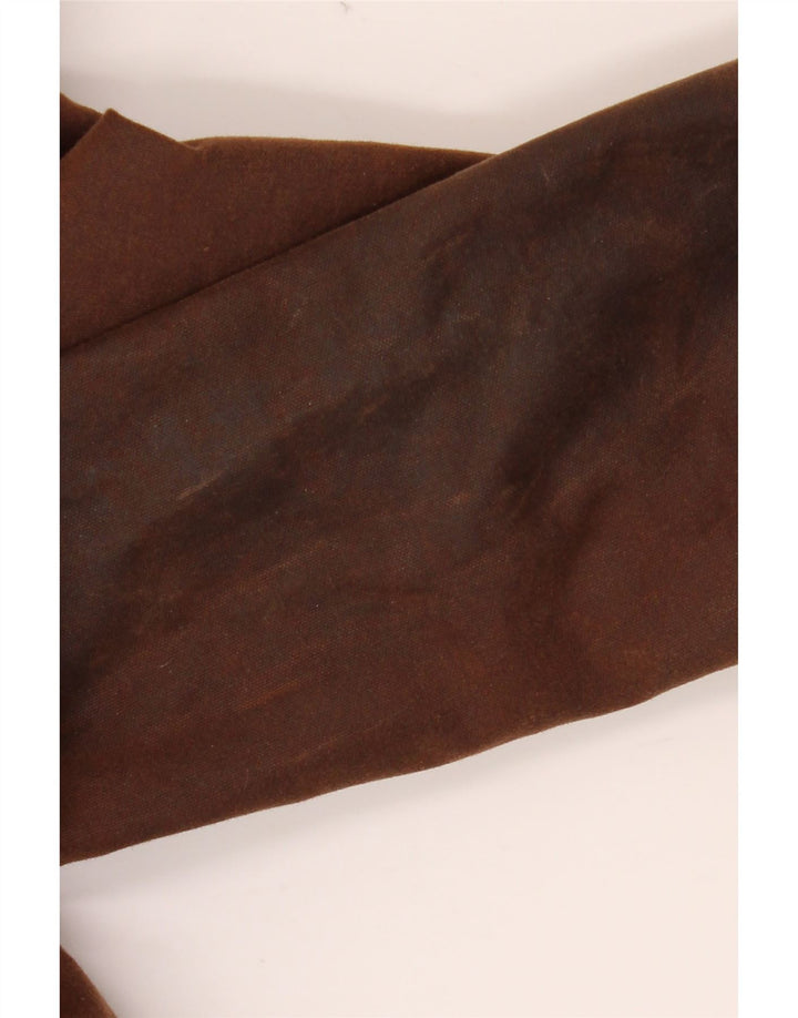 HUNTER Manteau Capelet à Capuche en Coton Ciré pour Hommes de Chasse UK 34 XS Coton Marron