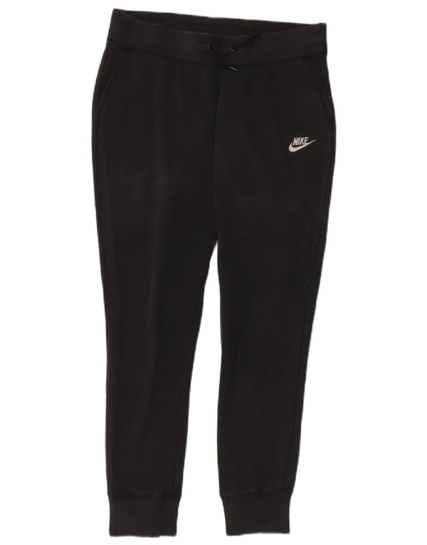 Nike Pantalon de survêtement pour femme en coton noir moyen UK 14