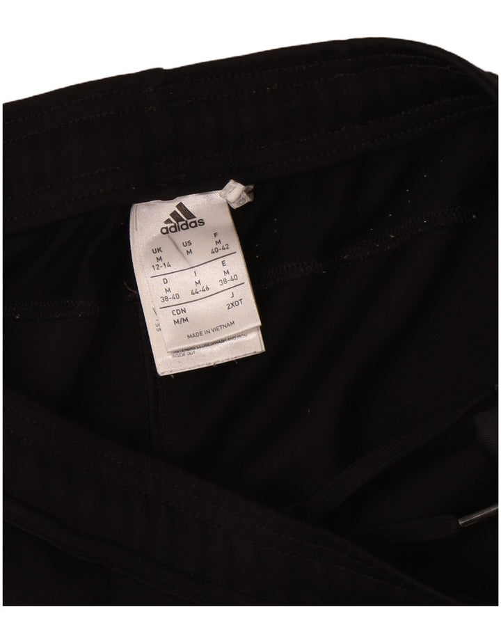 Adidas Pantalon de survêtement pour femme UK 12/14 Medium Noir Polyester