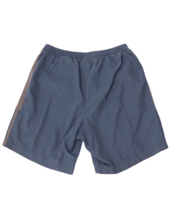 Adidas Short de sport pour homme en polyester color block bleu moyen