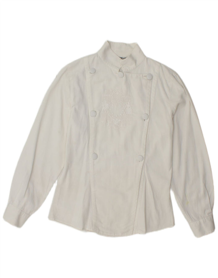 ENARA CAMICE Chemisier pour femme UK 12 Medium Blanc