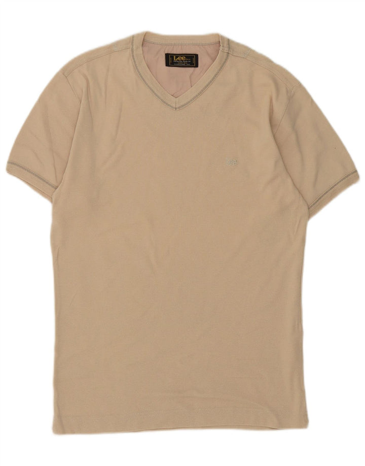 Lee T-Shirt Homme Top XL Beige