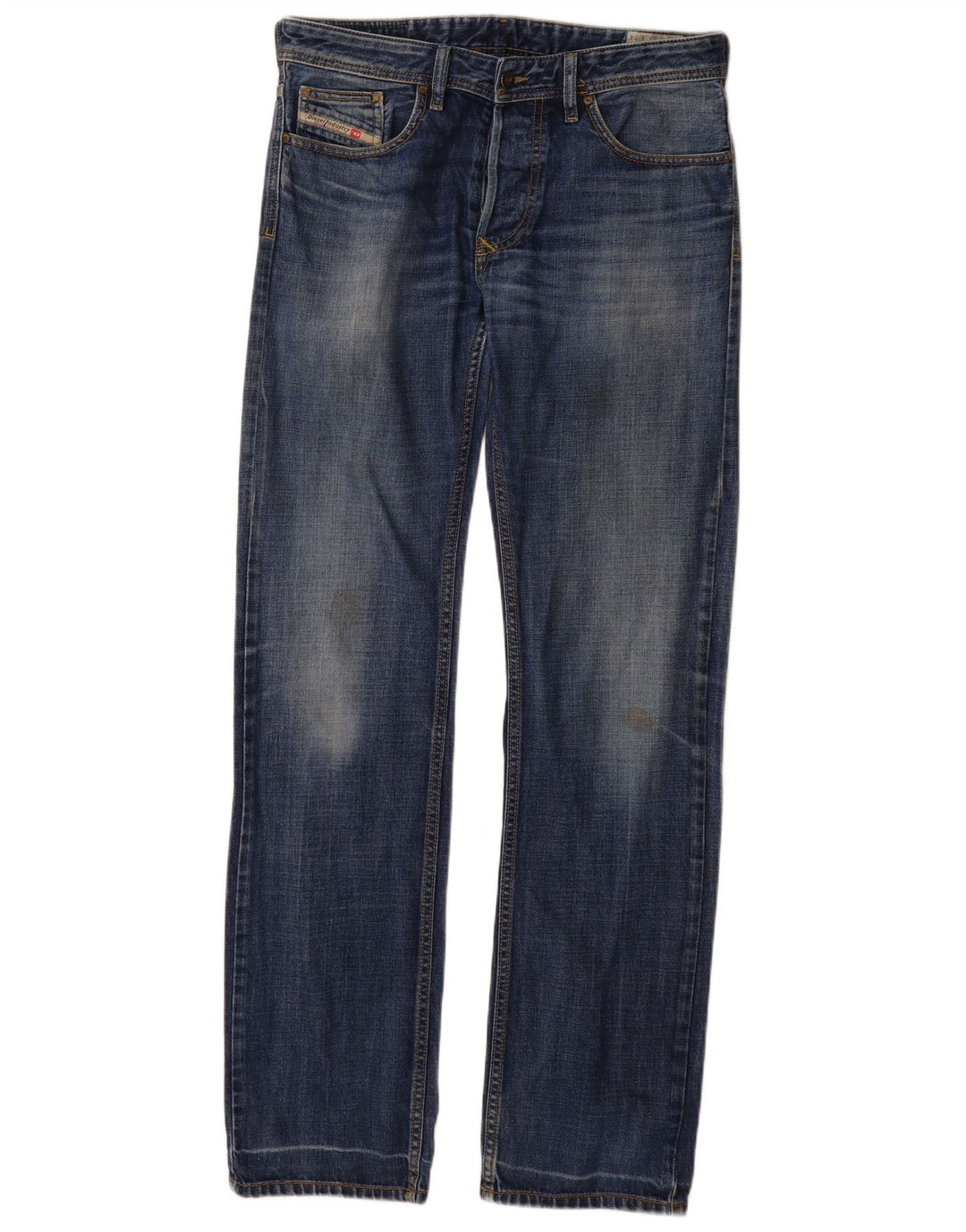 DIESEL Jean droit Larkee homme W31 L34 bleu coton