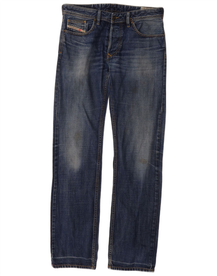 DIESEL Jean droit Larkee homme W31 L34 bleu coton