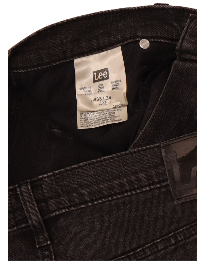 LEE Jean Slim Luke Femme W33 L30 Coton Noir