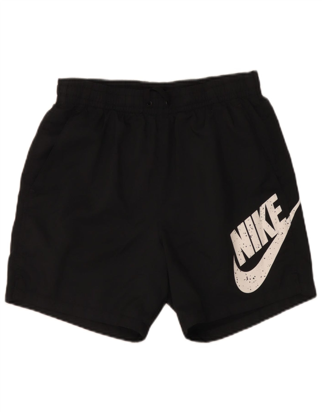 Nike Short de sport graphique pour homme Petit noir Polyester