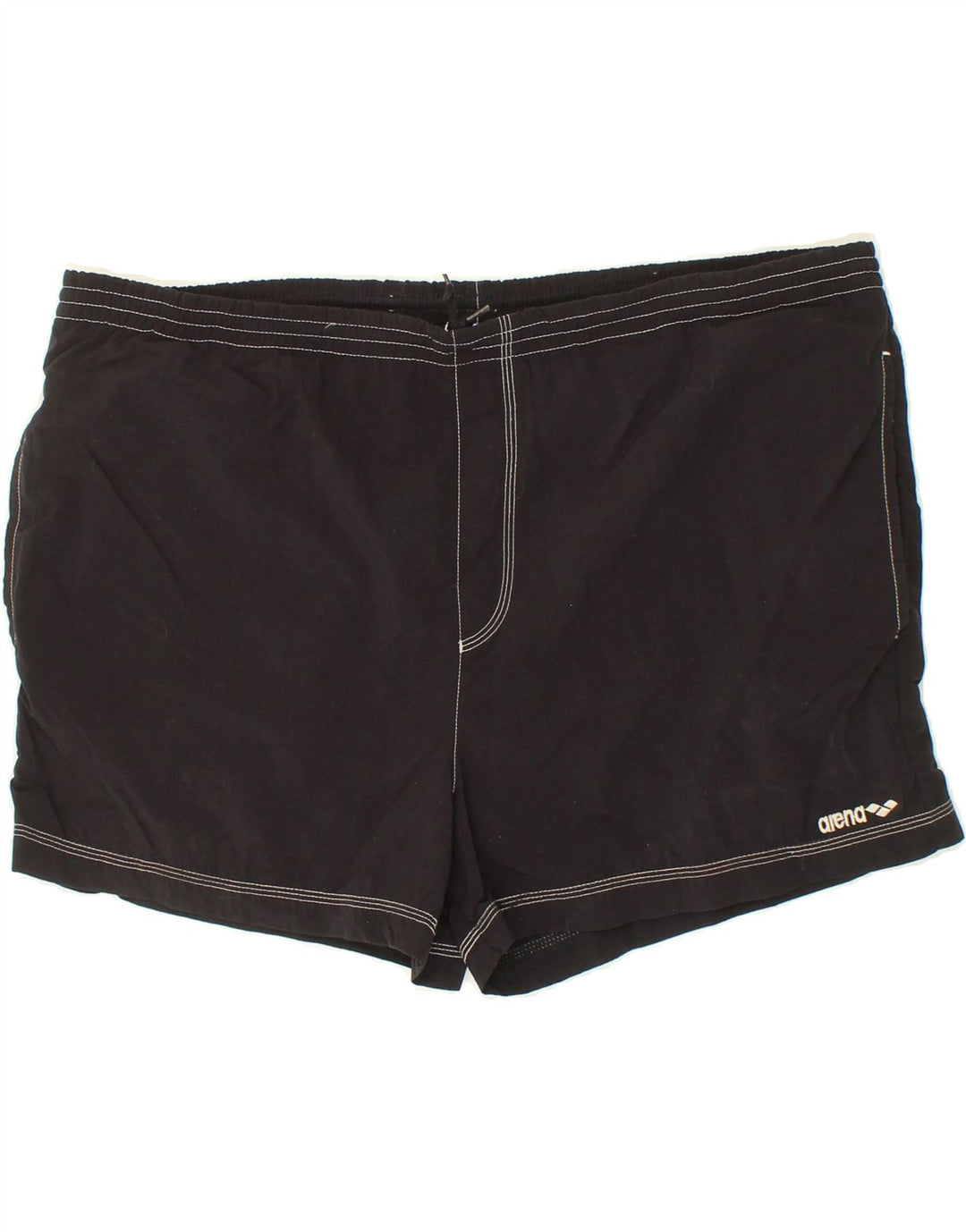 ARENA Mens Graphic Swimming Shorts XL Black Polyamide Vintage Arena and Second-Hand Arena from Messina Hembry 
