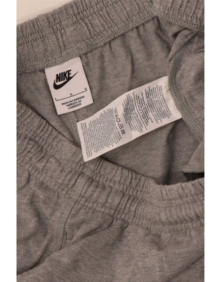 Nike Pantalon de survêtement pour homme Large en coton moucheté gris