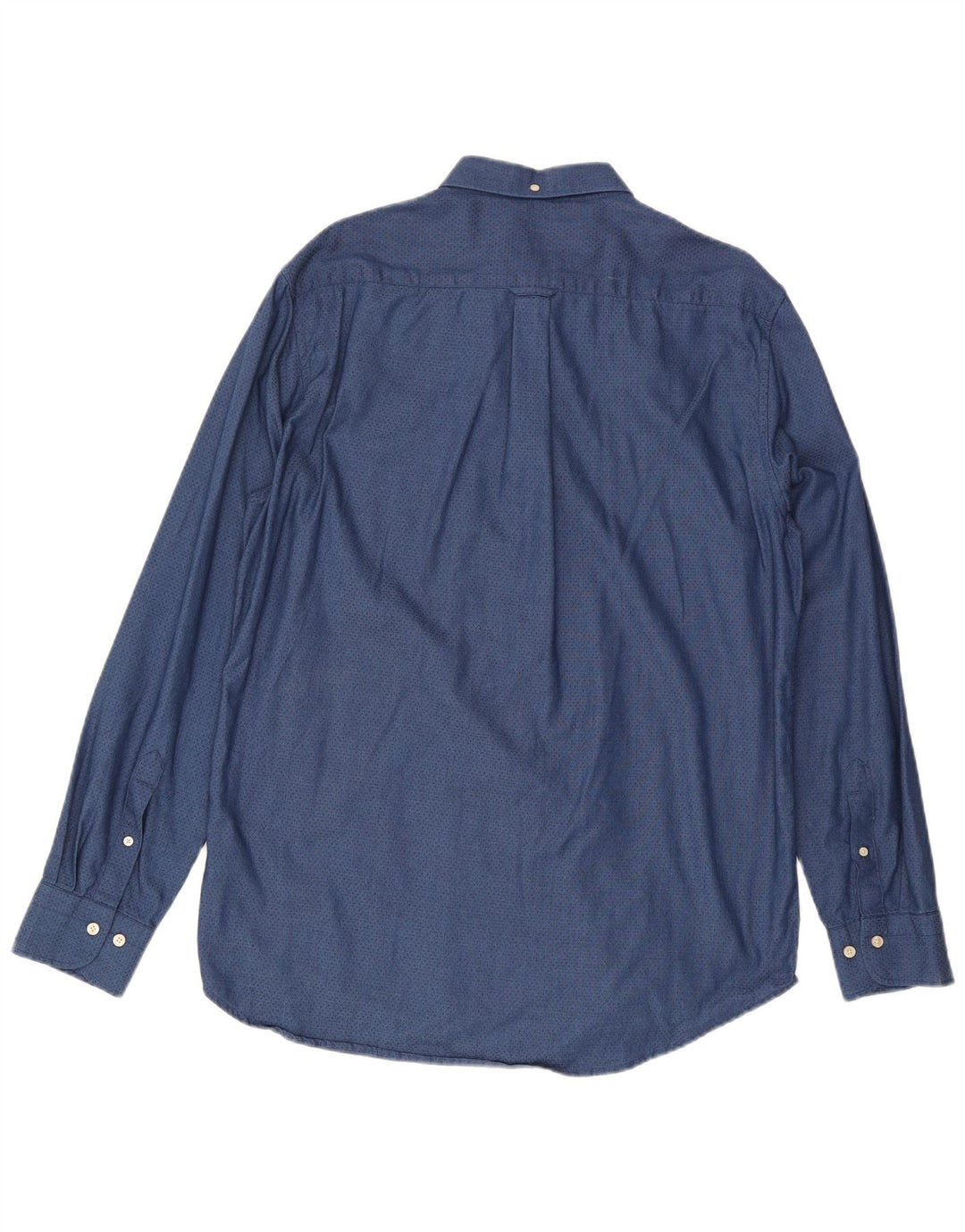 Gant Chemise coupe classique pour homme Taille 41/42 16 1/2 Large Bleu marine à pois