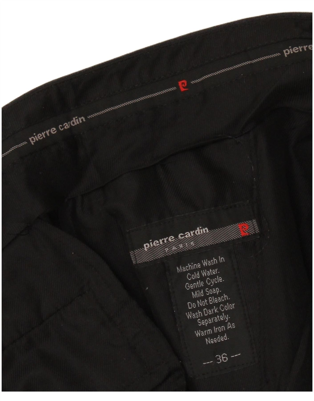 PIERRE CARDIN Pantalon Chino Pegged Homme W36 L26 Gris