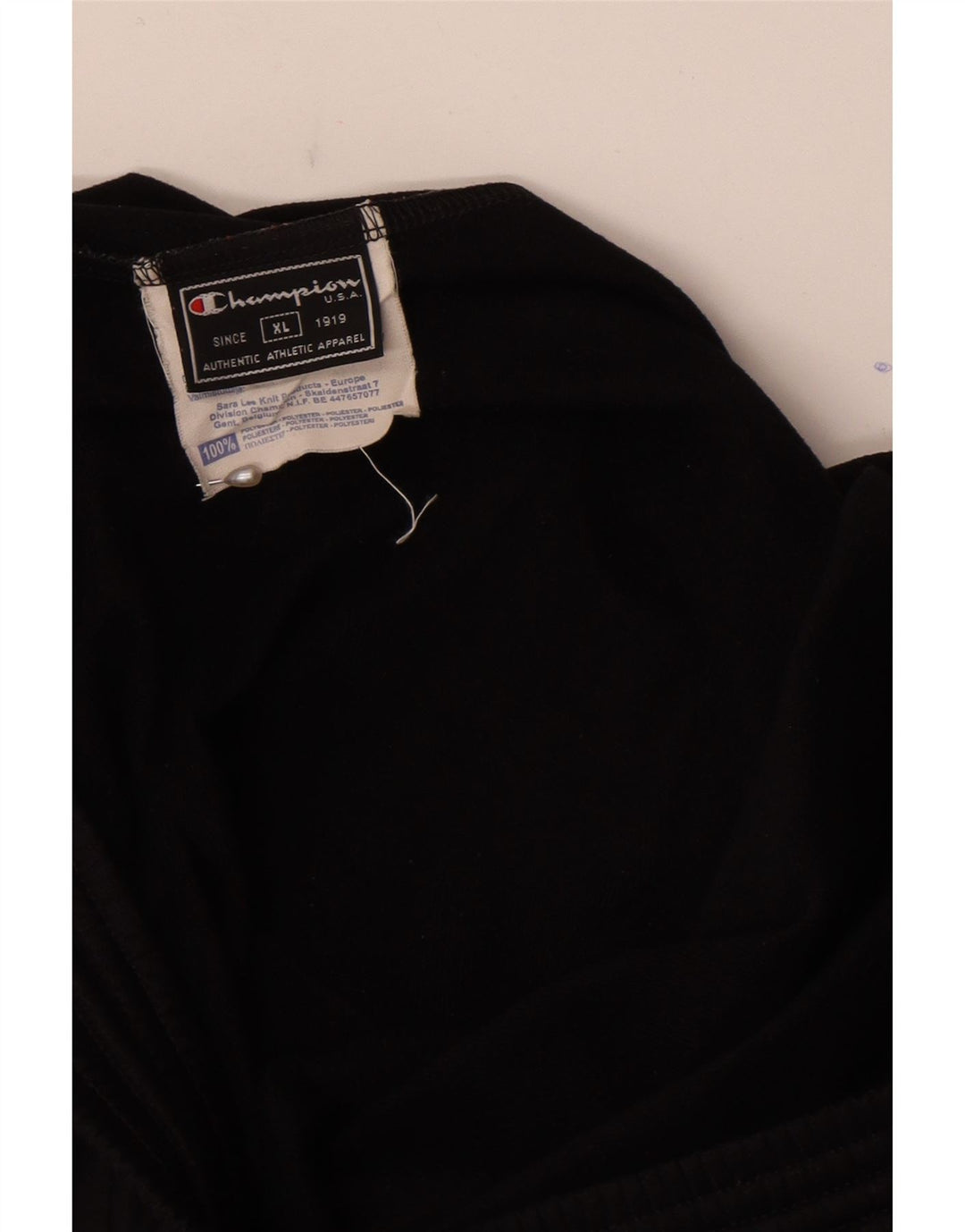 Champion Pantalon de survêtement pour homme Joggers XL Noir Polyester