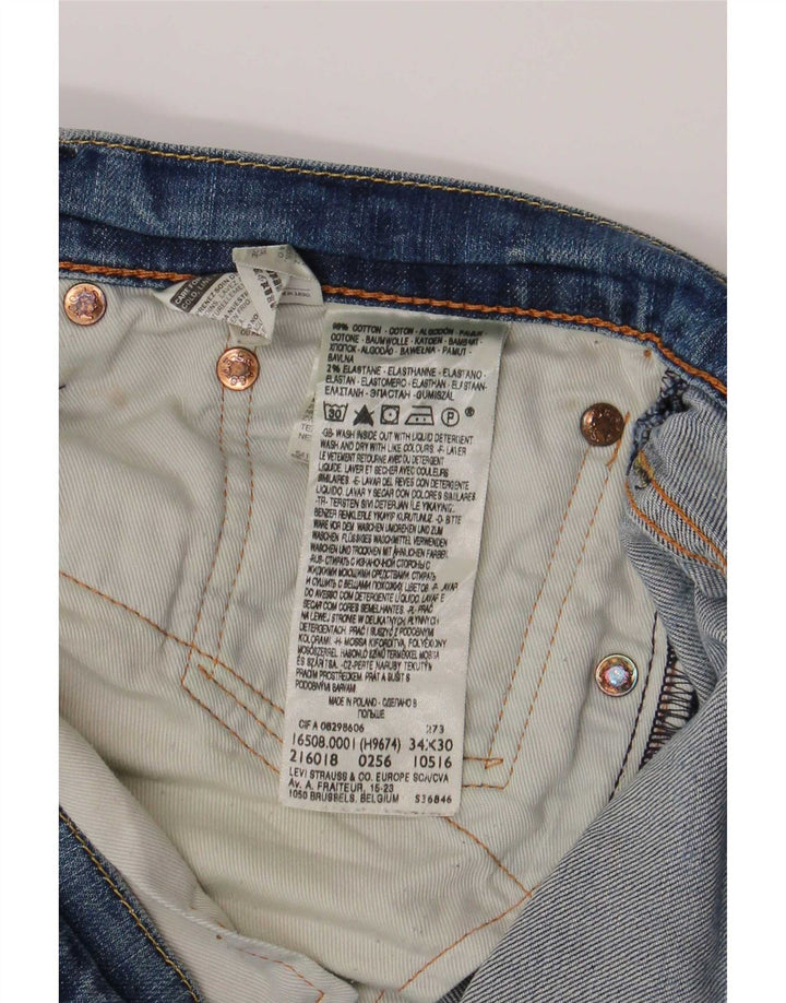 Levi's Jean Droit 508 Homme Bleu W34 L30 Coton