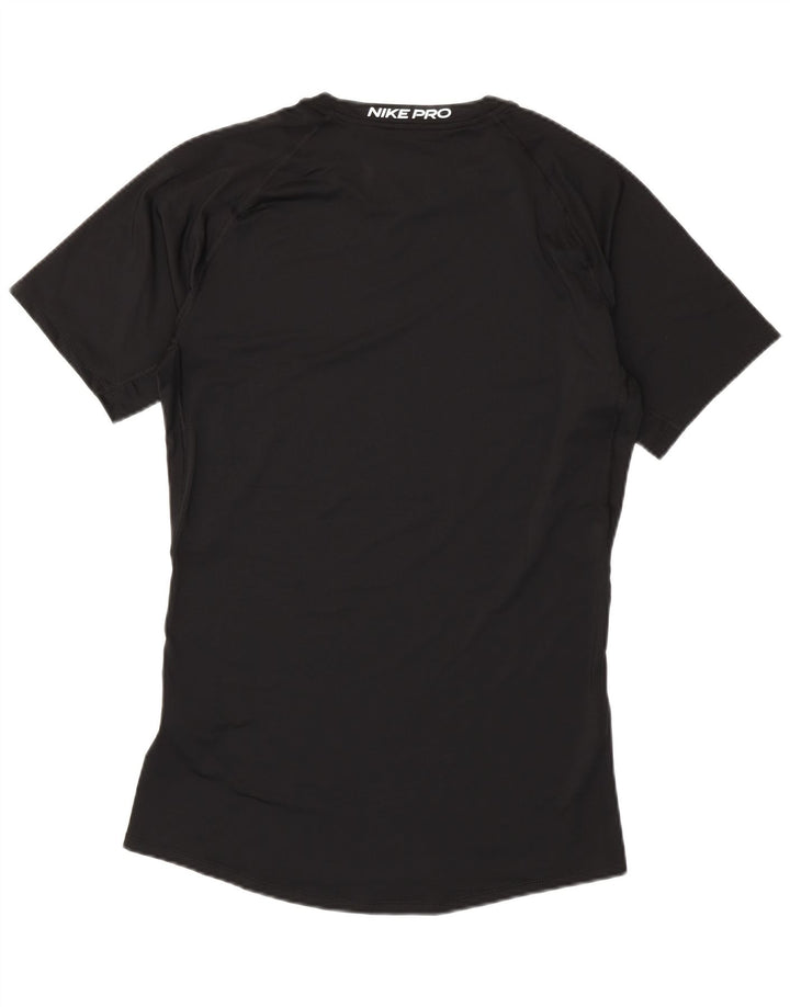 NIKE T-shirt ajusté pour homme XL Noir Polyester