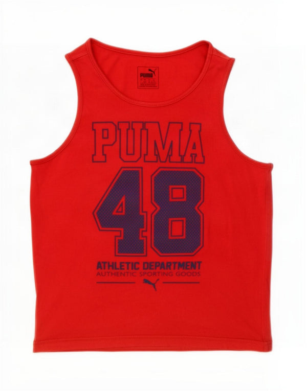 Puma Débardeur Graphique Garçon 11-12 ans Rouge