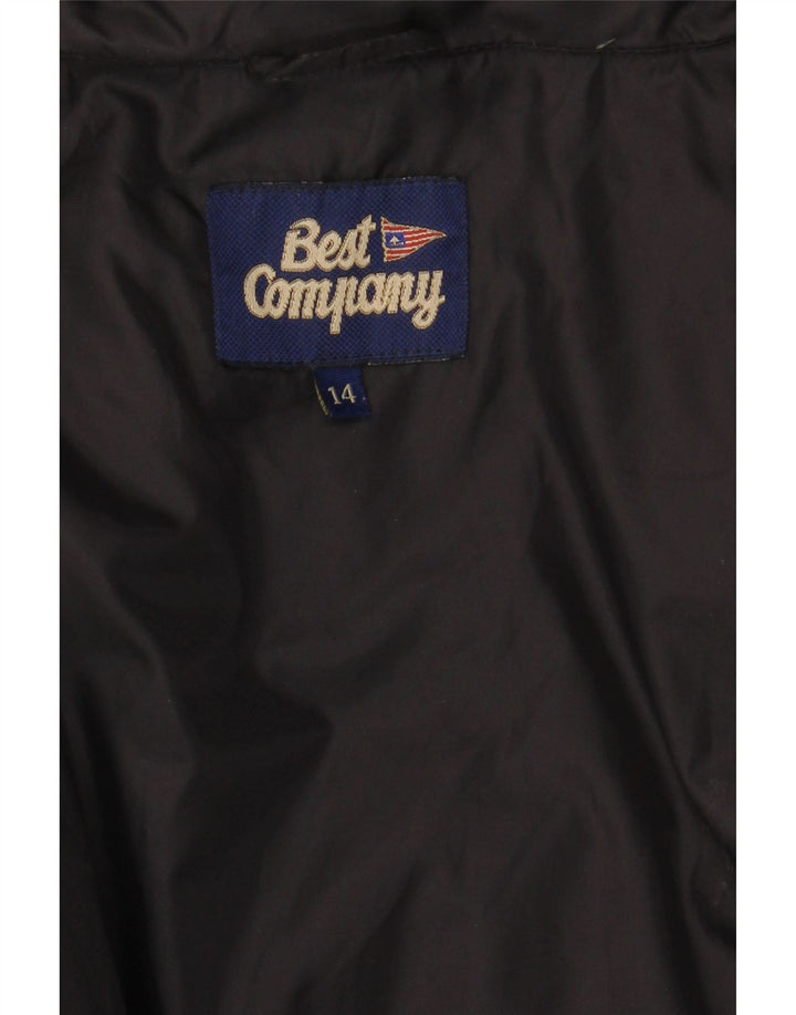 BEST COMPANY Gilet rembourré surdimensionné pour femme UK 14 Large Noir