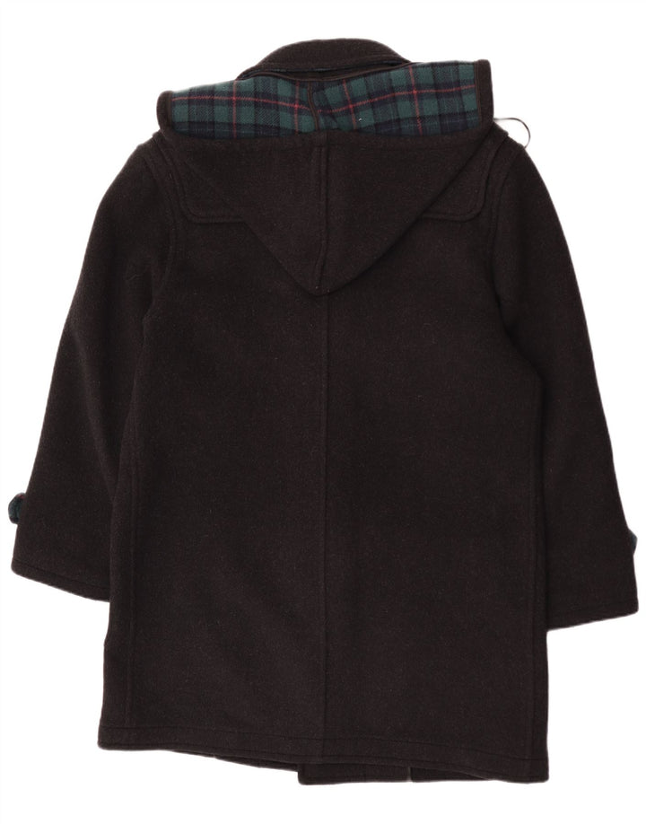 Pierre Cardin Duffle-coat à capuche pour homme IT 48 en laine à carreaux noir moyen