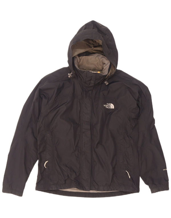 The North Face Veste de pluie surdimensionnée à capuche Hyvent pour femme UK 10 Small Noir