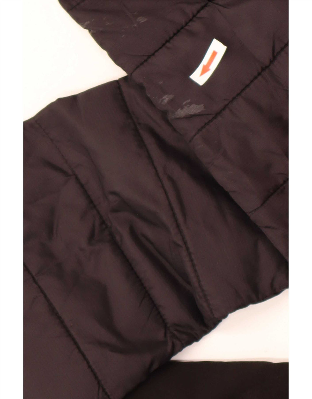 Ellesse Veste matelassée à capuche pour homme UK 36 Small Noir Nylon
