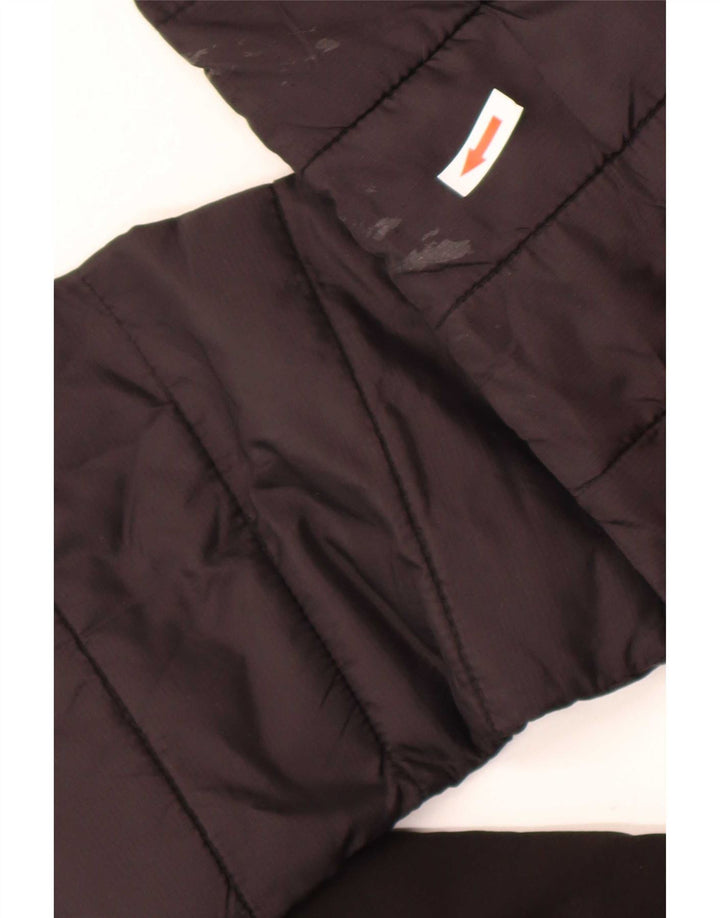 Ellesse Veste matelassée à capuche pour homme UK 36 Small Noir Nylon