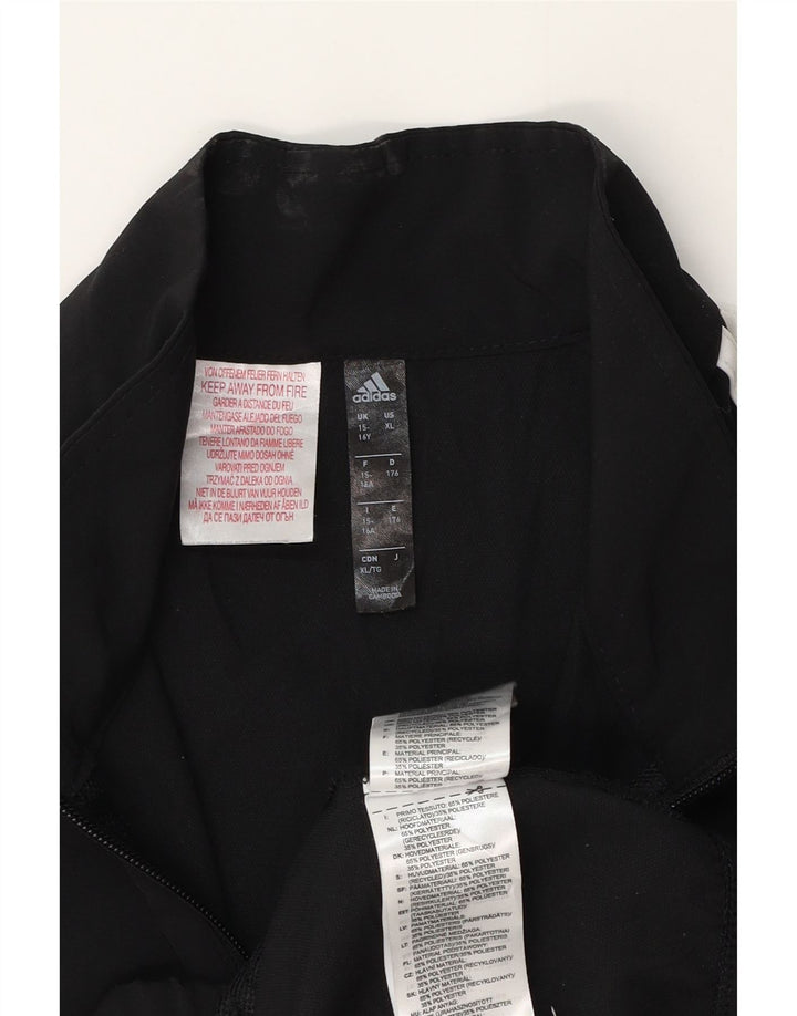 Veste de survêtement Adidas Garçon Aeroready 15-16 ans Noir Polyester