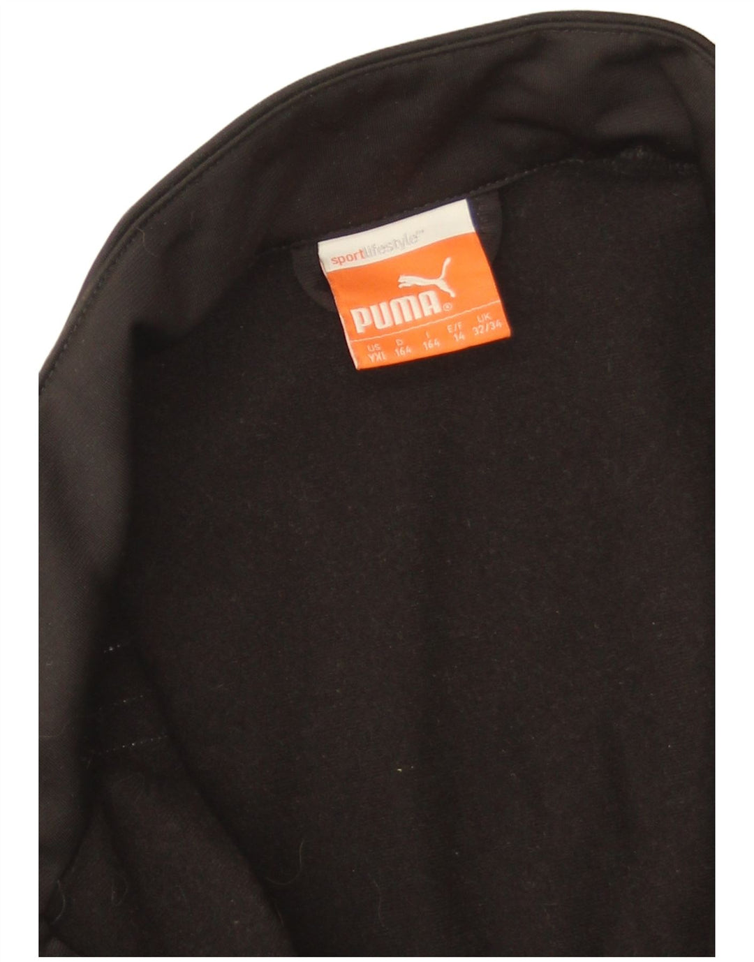 Puma Veste de Survêtement Graphique Garçon 13-14 ans Noir Colorblock