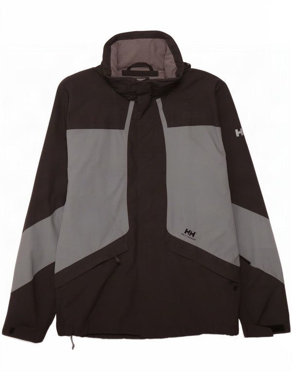 Helly Hansen Veste de pluie pour homme UK 38 Medium Noir Colorblock Nylon