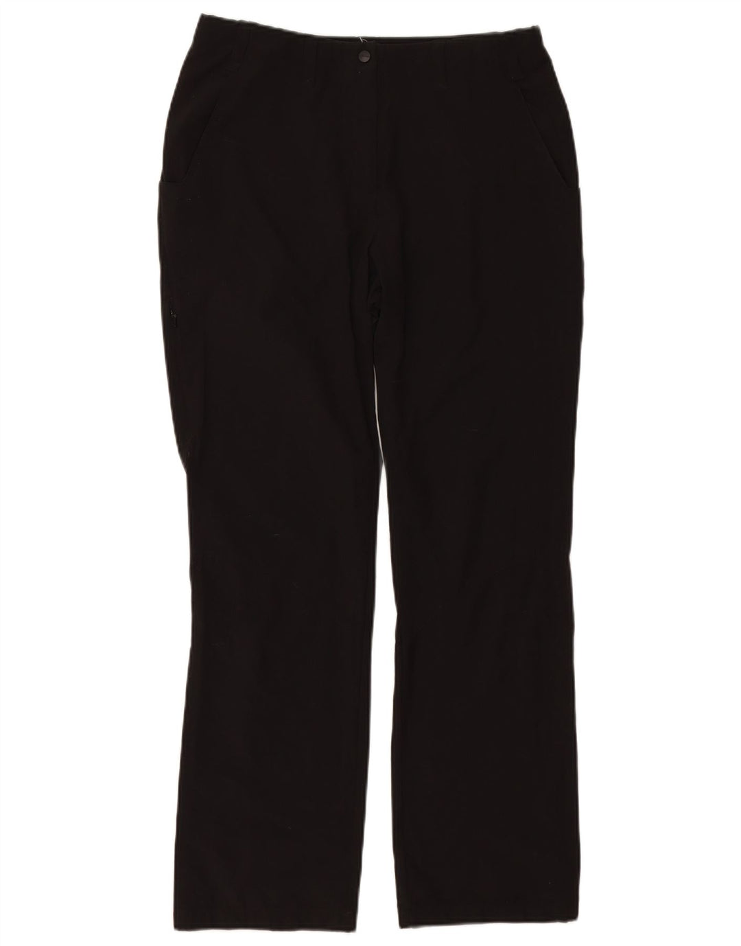 ROHAN Pantalon Chino Droit Femme UK 12 Moyen W30 L30 Noir Polyamide