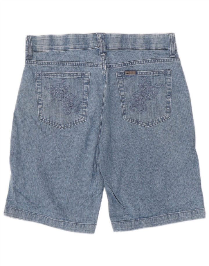 LEE Short en jean pour femme US 10 Large W32 Bleu Coton