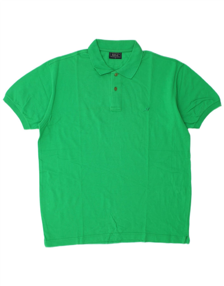 Polo Homme Rifle Coton Vert Moyen