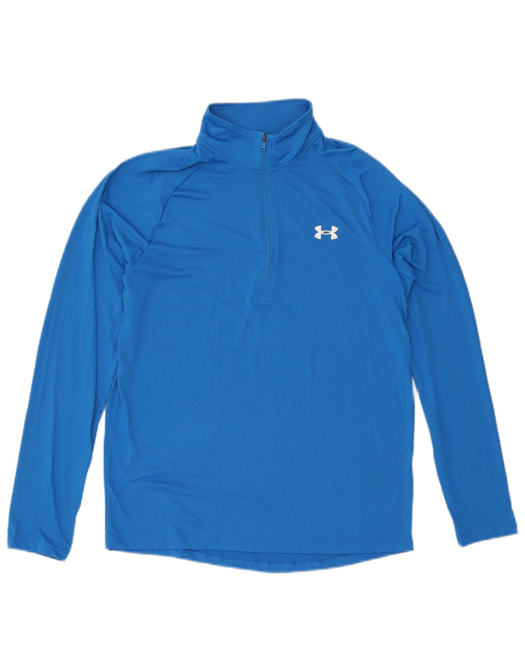 Under Armour Haut de Survêtement Zip Neck Pullover Homme Bleu Moyen