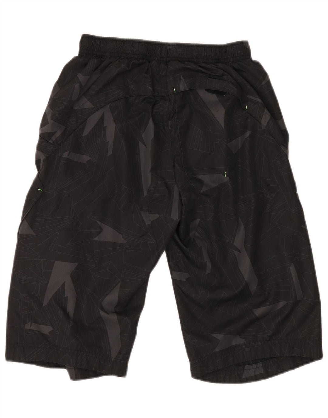 NIKE Short de sport garçon 12-13 ans Grand Noir Géométrique Polyester
